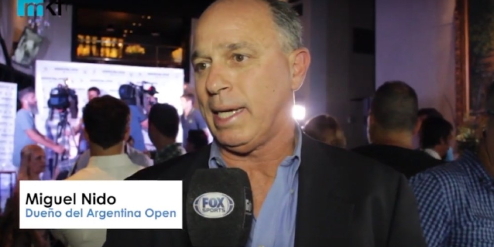 Miguel Nido, dueño ATP Argentina Open: “Buenos Aires es un torneo con 17 años de éxito”