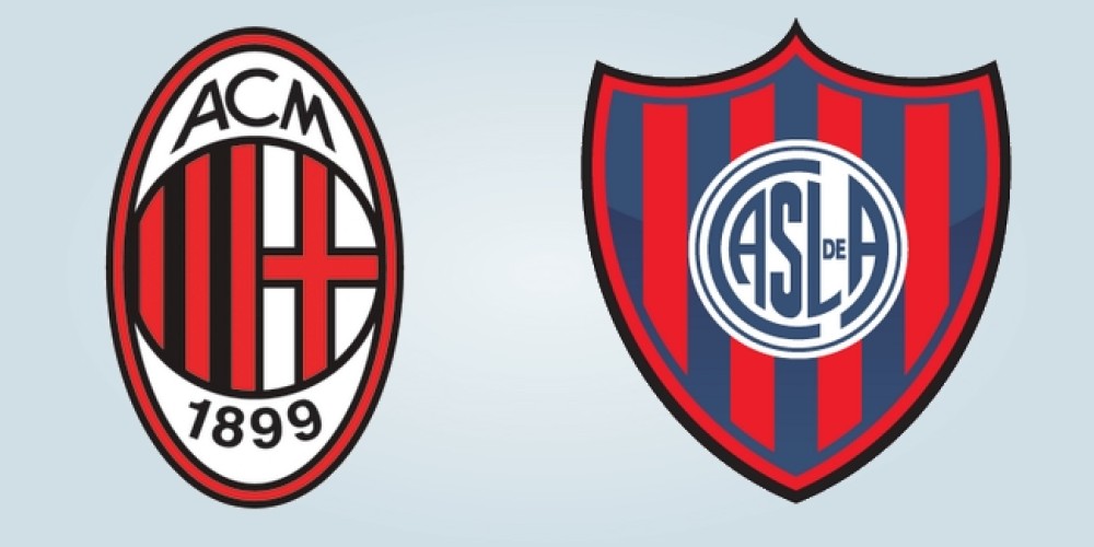 Milan y San Lorenzo intercambiaron mensajes v&iacute;a Twitter antes del amistoso