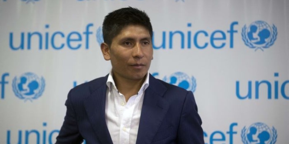 Nairo Quintana fue nombrado Embajador de UNICEF