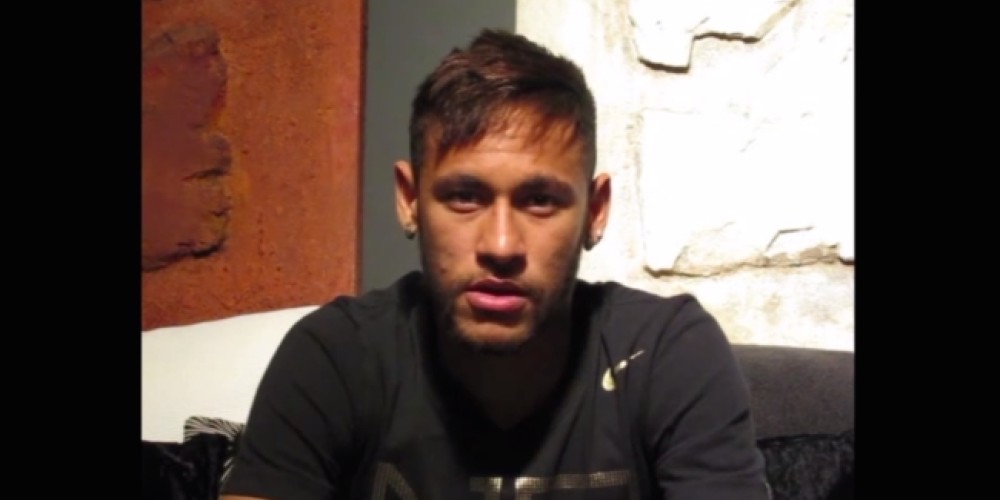 Neymar apoy&oacute; al candidato A&eacute;cio Neves a trav&eacute;s de un video