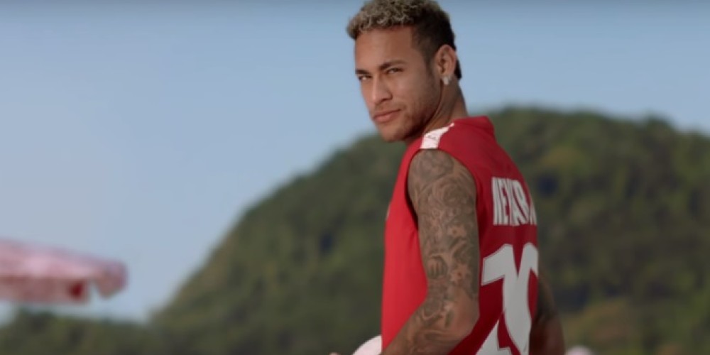Neymar Jr. protagonista de una ingeniosa publicidad de cerveza