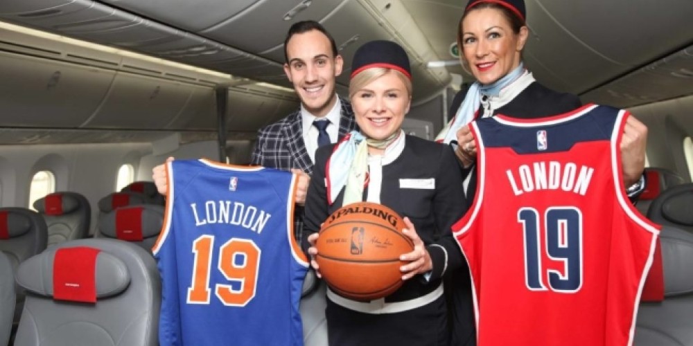 La NBA suma a Norwegian Airways como patrocinador para su partido en Londres