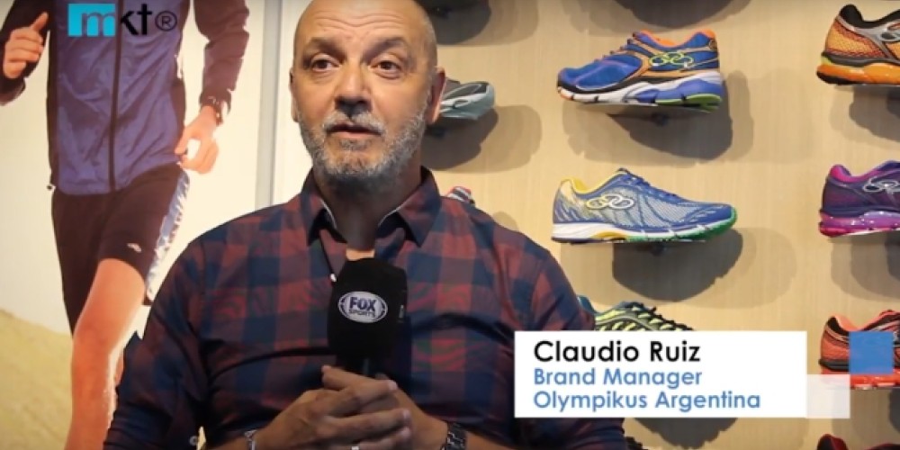 Claudio Ruiz, Olympikus: “Esta marca se caracteriza por plantear tecnologías nuevas”