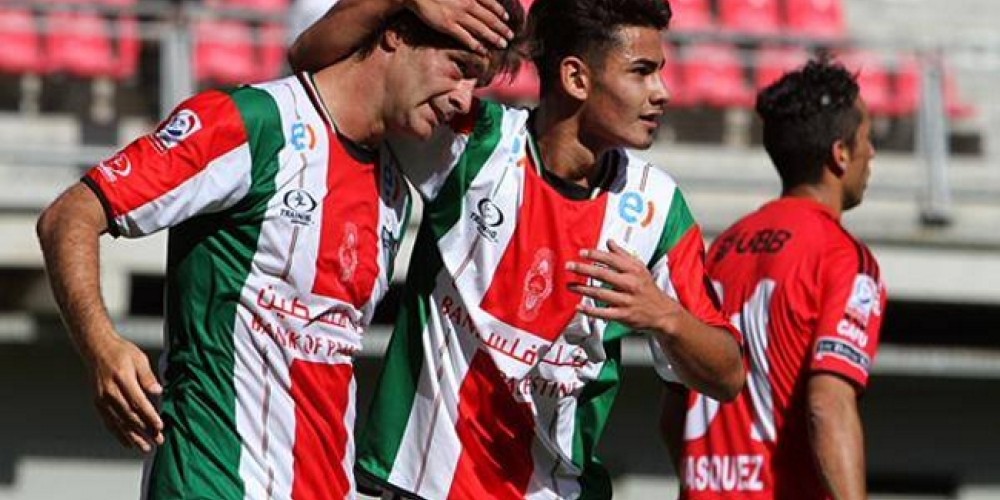 Palestino; patrocinador que no está en Chile y televisado por Al Jazzera