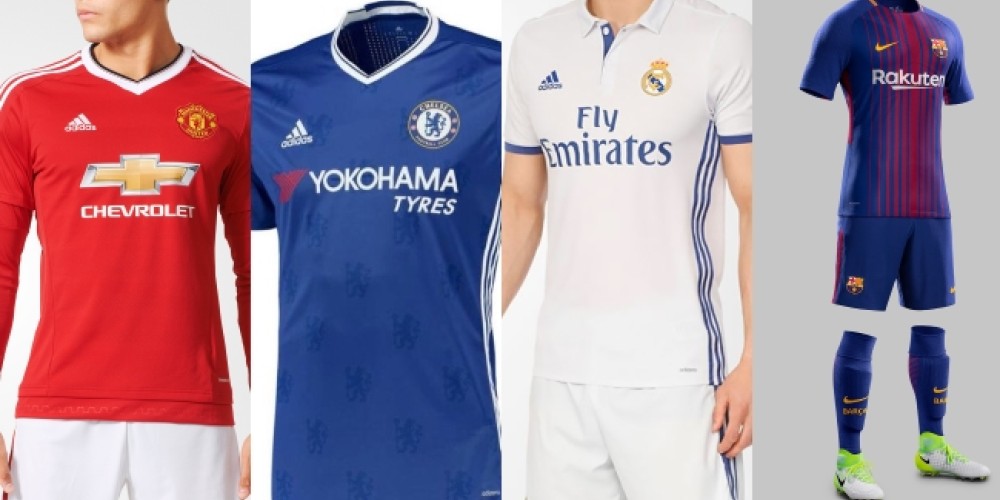 Estos son los nueve contratos más altos de patrocinio en el mundo del fútbol