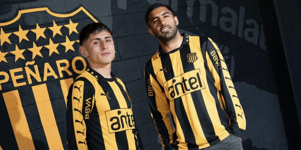 Pe&ntilde;arol present&oacute; su nueva camiseta junto a Puma inspirada en el modelo 1994/95