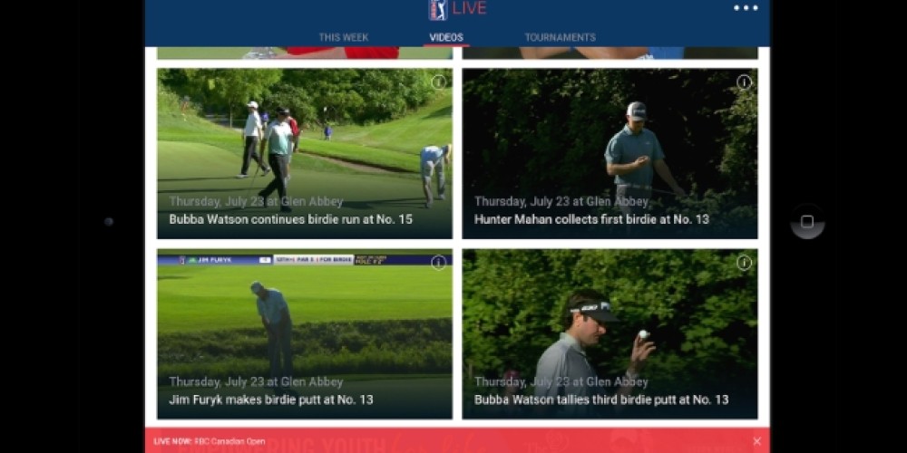 El PGA Tour present&oacute; su servicio de streaming