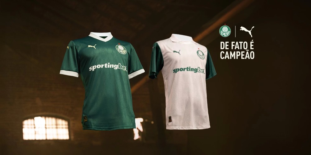 Puma present&oacute; las nuevas camisetas del Palmeiras para 2025