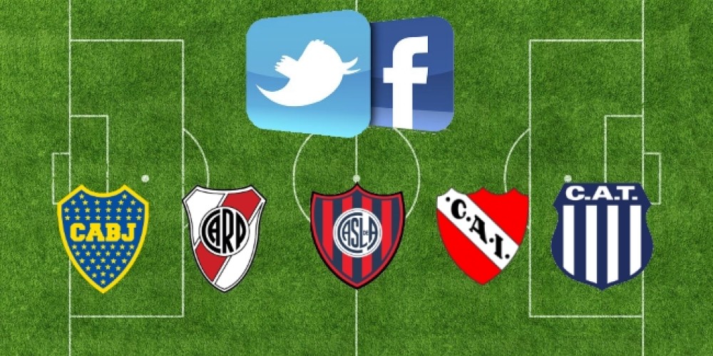 El top 10 de los clubes argentinos en redes sociales; la sorpresa de Talleres