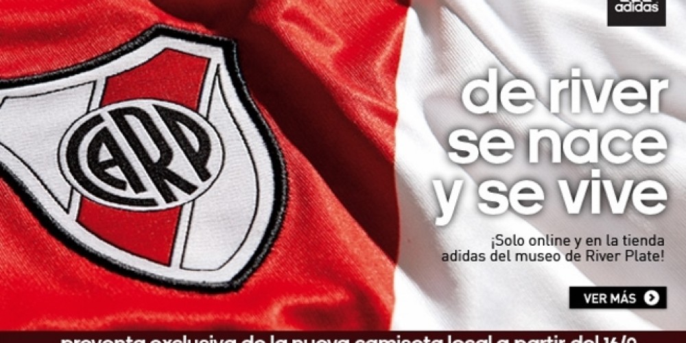 adidas prepara el lanzamiento de la nueva camiseta de River Plate 2014/15