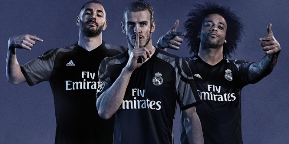 Negra y p&uacute;rpura, as&iacute; es la nueva tercera camiseta adidas del Real Madrid