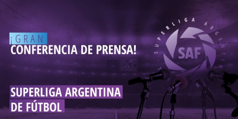La Superliga Argentina de F&uacute;tbol incorpora conferencias de prensa entre semana con los protagonistas