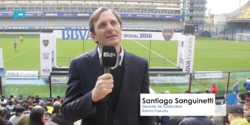 Santiago Sanguinetti, BBVA: &ldquo;El f&uacute;tbol nos permite acercar la marca a la gente&rdquo;