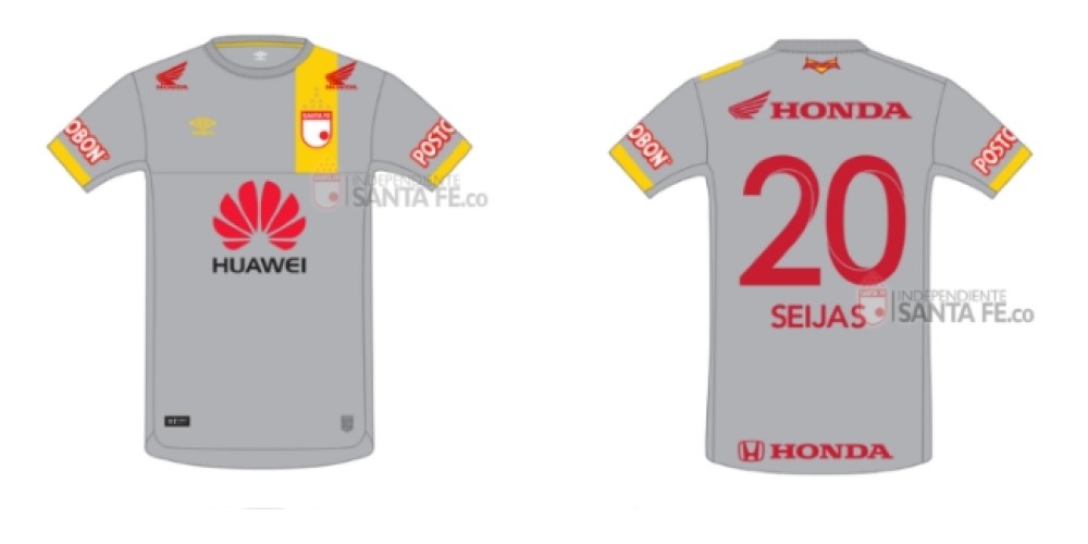 Umbro present&oacute; la tercera camiseta de Independiente Santa Fe