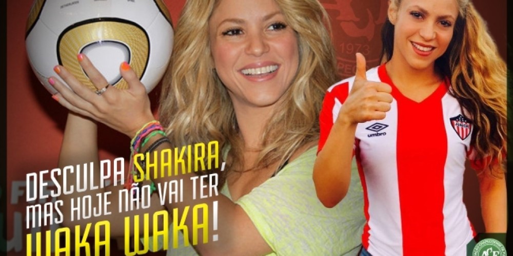 Chapecoense se disculp&oacute; con Shakira por eliminar a Junior de Barranquilla