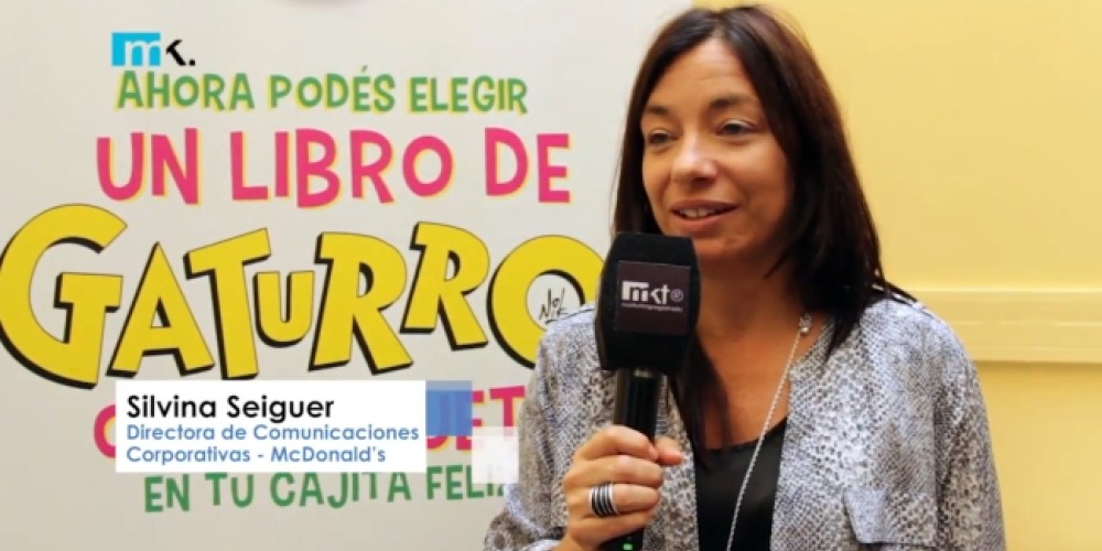 Silvina Seiguer, McDonald’s: “Presentamos una campaña que acerca a los chicos a la lectura”