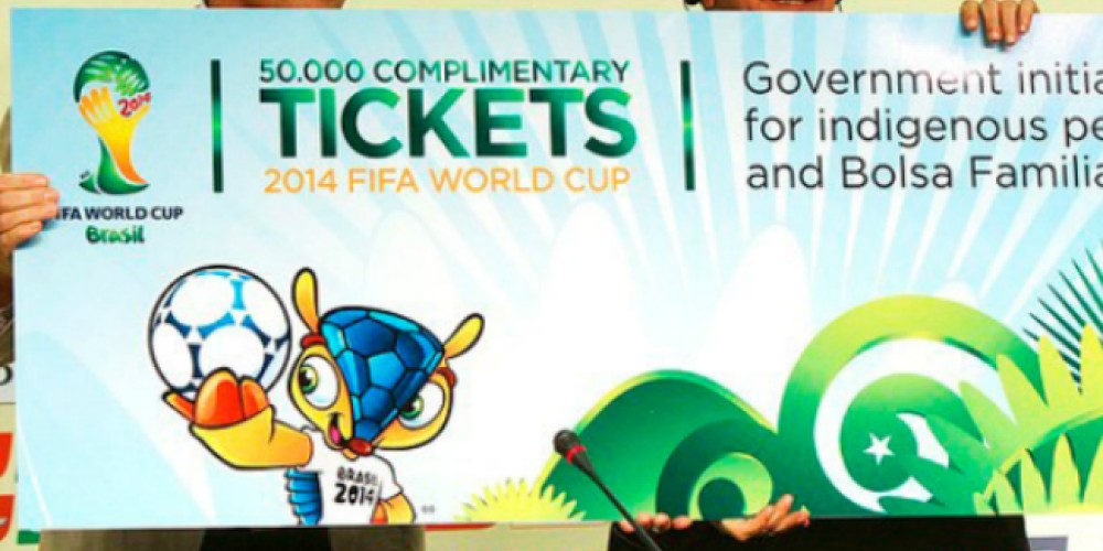 La FIFA anuncia los precios de las entradas para el Mundial 2014