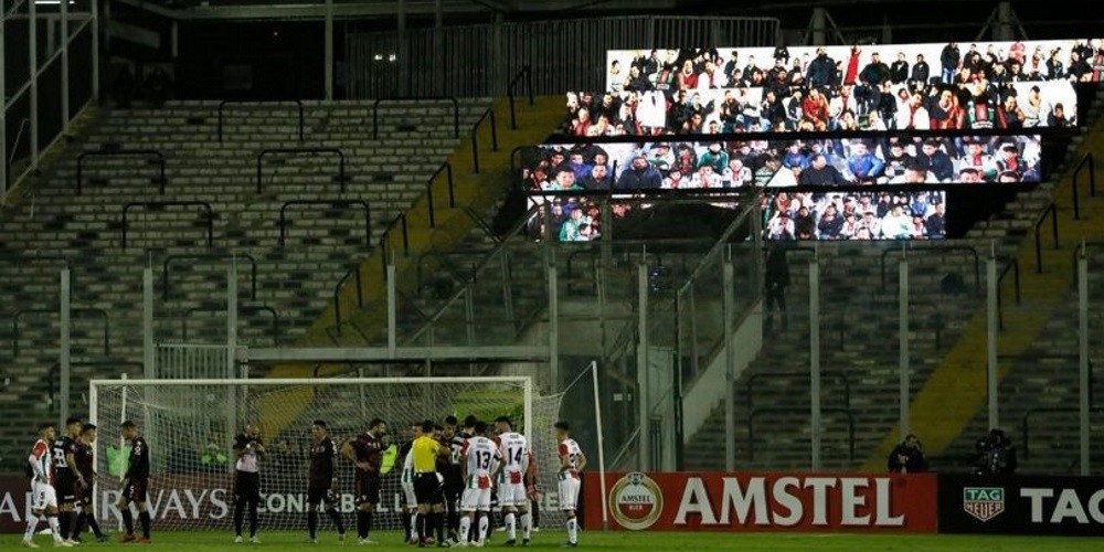 La tribuna virtual que uni&oacute; a Palestino de Chile con sus hinchas de Medio Oriente