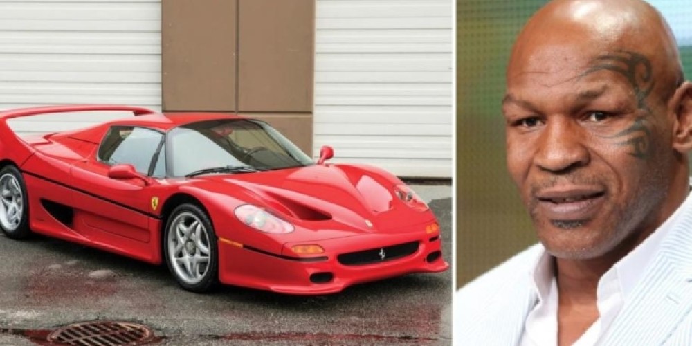 Se subasta la Ferrari de Mike Tyson en perfecto estado 