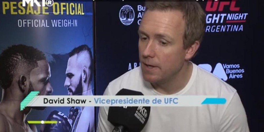 David Shaw, UFC: &ldquo;Estamos comprometidos en crear un deporte verdaderamente global&rdquo;  