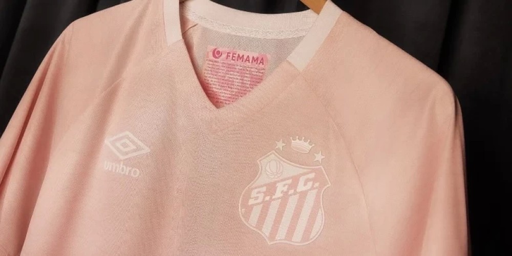 Umbro present&oacute; las camisetas edici&oacute;n especial por Octubre Rosa en Brasil