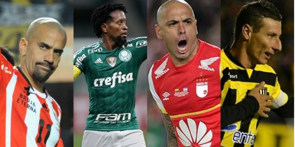 Los 10 jugadores veteranos m&aacute;s reconocidos de la Conmebol Libertadores