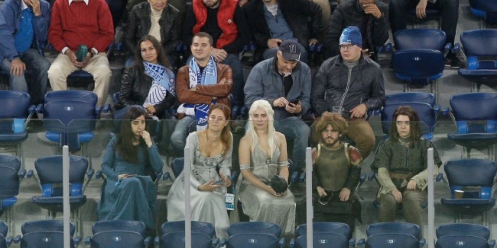 Los hinchas del Zenit que fueron disfrazados de Game of Thrones al &uacute;ltimo partido