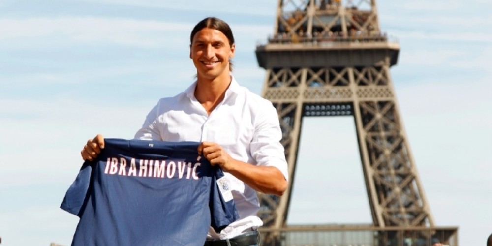 La Torre Eiffel le contest&oacute; a Ibrahimovic por sus declaraciones