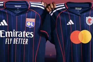 adidas presentó la nueva camiseta alternativa del Olympique Lyon para la 2025/26
