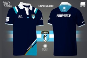 La indumentaria oficial de la Selecci&oacute;n Argentina para el Mundial de FootGolf