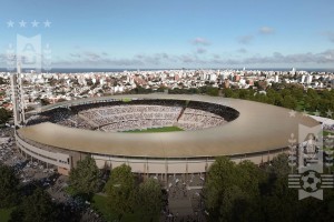 La AUF presentó el futuro estadio Centenario para el Mundial 2030