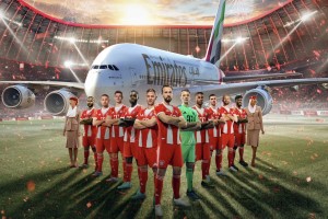 El Bayern Múnich presentó una nueva alianza con Fly Emirates