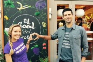 Djokovic inauguró un restaurante en Mónaco