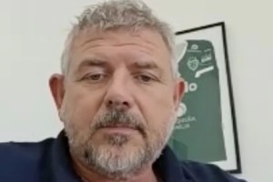 Fernando Chiófalo, Presidente de Sarmiento: "Fue un hermoso día, un estadio repleto, una recepción muy linda a los jugadores y una entrega total del cuerpo técnico y del plantel"