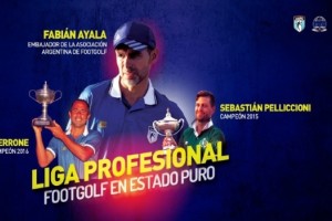 Con la presencia del 'Rat&oacute;n' Ayala, arranca la Liga Profesional de Footgolf 2017