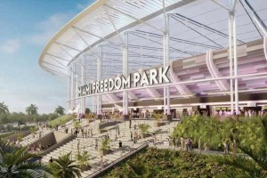 Nubank avanza por el naming del estadio que inaugurará Messi en 2026