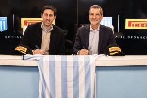 Racing Club anunció una alianza con Pirelli para el desarrollo de la comunida