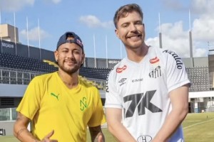 Santos realizó una acción con MrBeast, el youtuber más grande del mundo