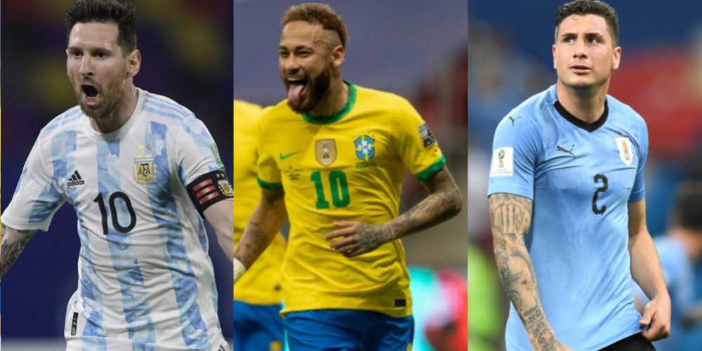 Los 10 jugadores m&aacute;s caros de la Copa Am&eacute;rica Brasil 2021