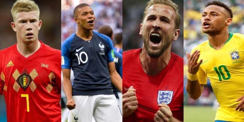 De Neymar a Mbapp&eacute;: El 11 ideal de jugadores m&aacute;s caros de los Cuartos de Final de Rusia 2018