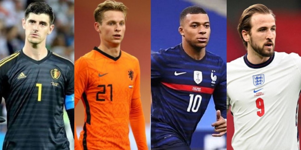 M&aacute;s de 1.000 millones de euros; los jugadores que integran el 11 m&aacute;s valioso de la EURO 2020