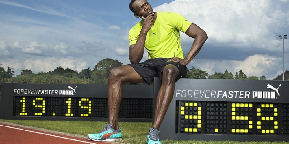 Usain Bolt celebra junto a Puma el 5º aniversario de su récord mundial