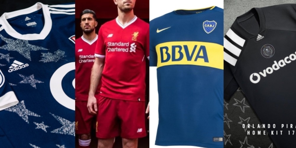 Con presencia sudamericana estas fueron las 10 camisetas m&aacute;s lindas del 2017