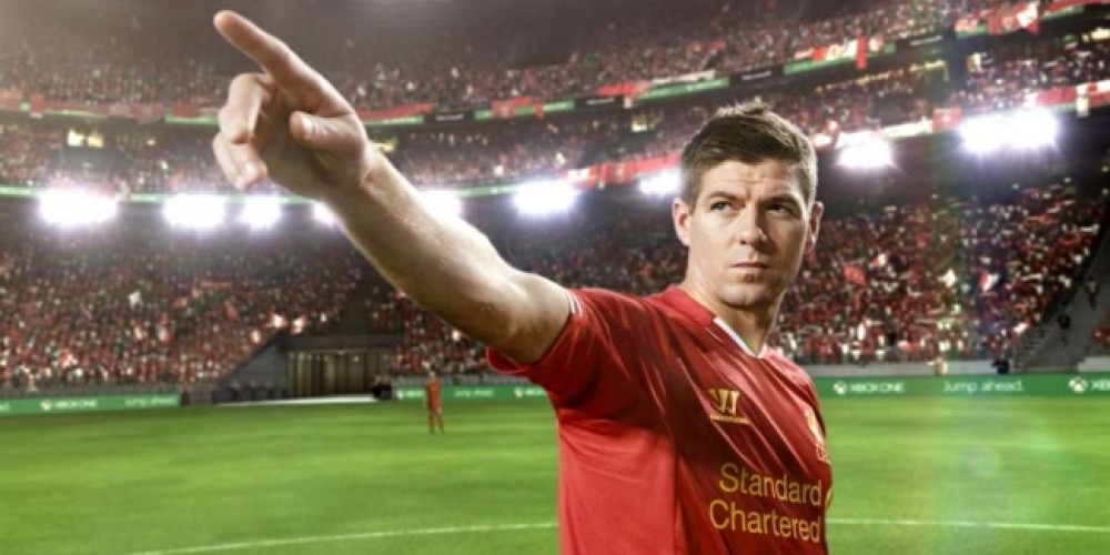Steve Gerrard promociona la nueva X-Box One junto a Spock