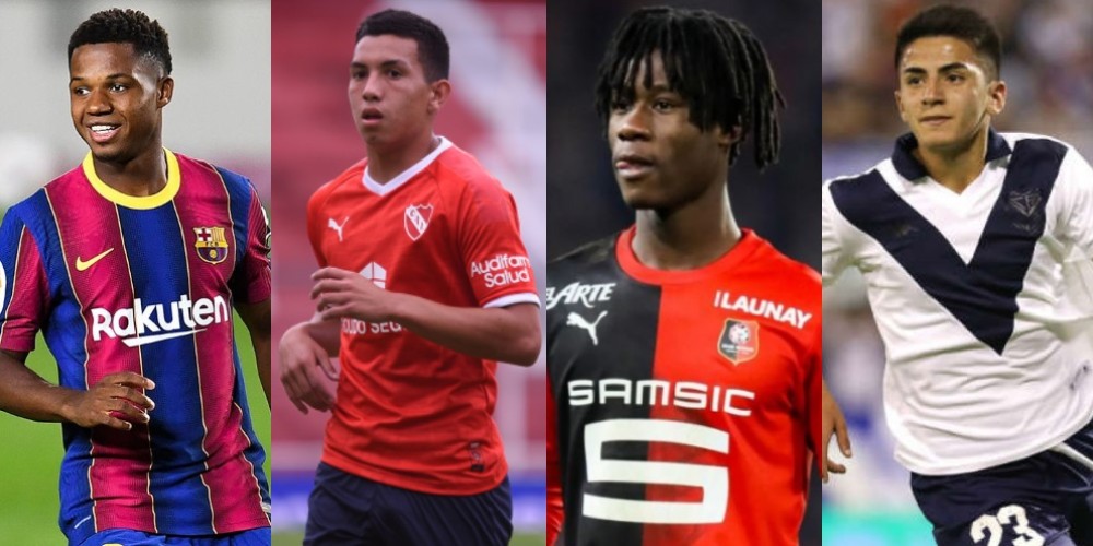 Los 2 jugadores argentinos considerados entre las 50 promesas del fútbol mundial
