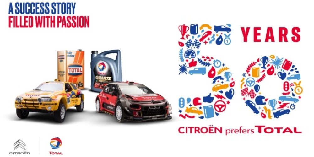 Citroën y Total celebran 50 años de colaboración