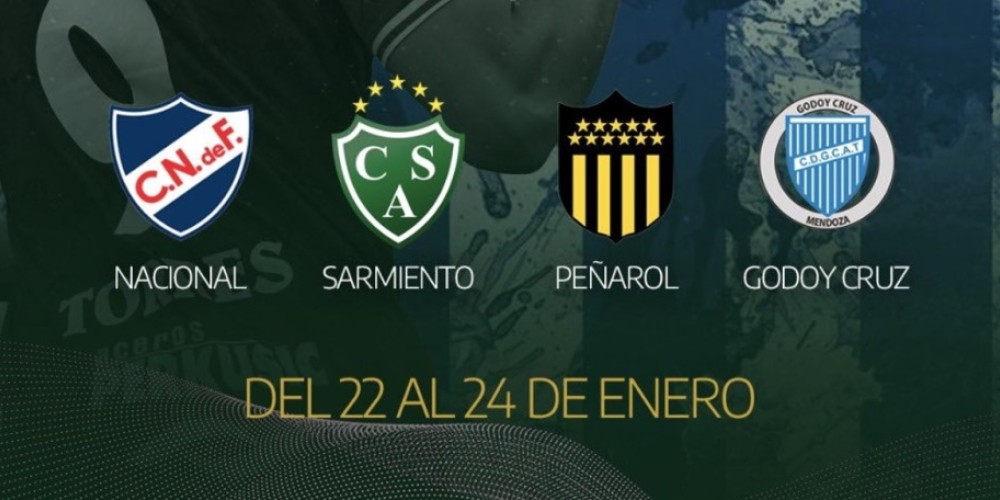El cuadrangular que jugarán dos equipos de argentina con Nacional y Peñarol