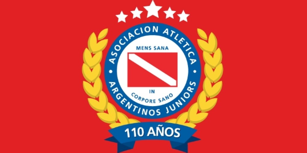Argentinos Juniors present&oacute; su escudo por los 110 a&ntilde;os