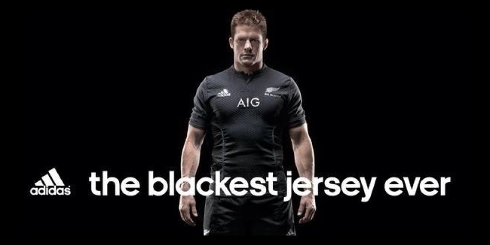 adidas presentó la nueva camiseta de los All Blacks totalmente negra