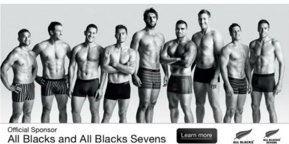 Jockey, nueva ropa interior oficial de los All Blacks